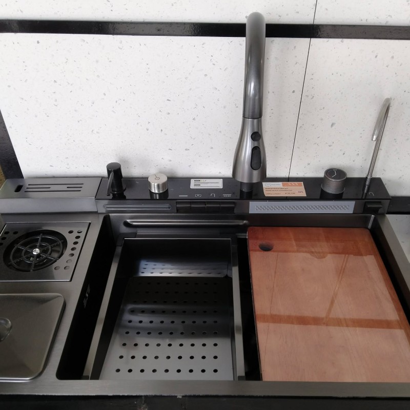 Kitchen Sink Set Nano-Black 830x480x220