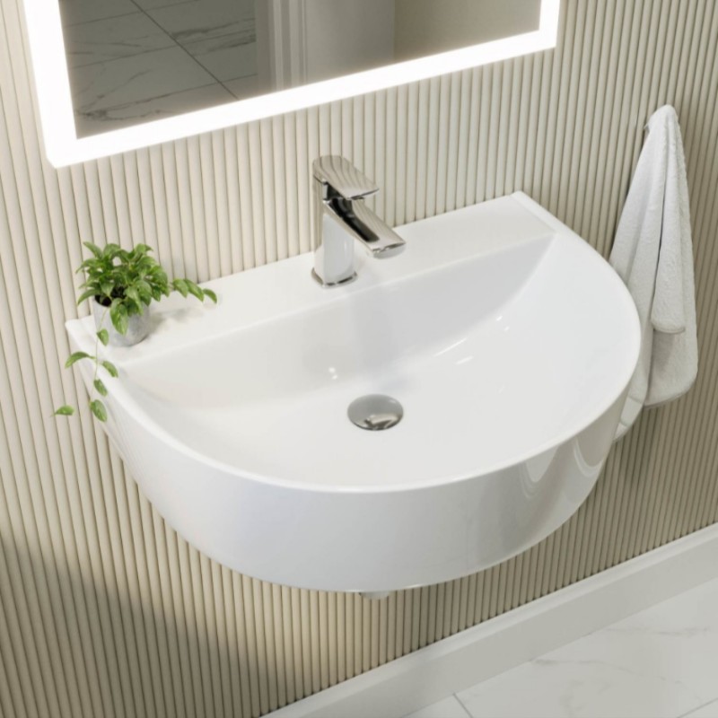 Wall-Hung Basin for Bathroom