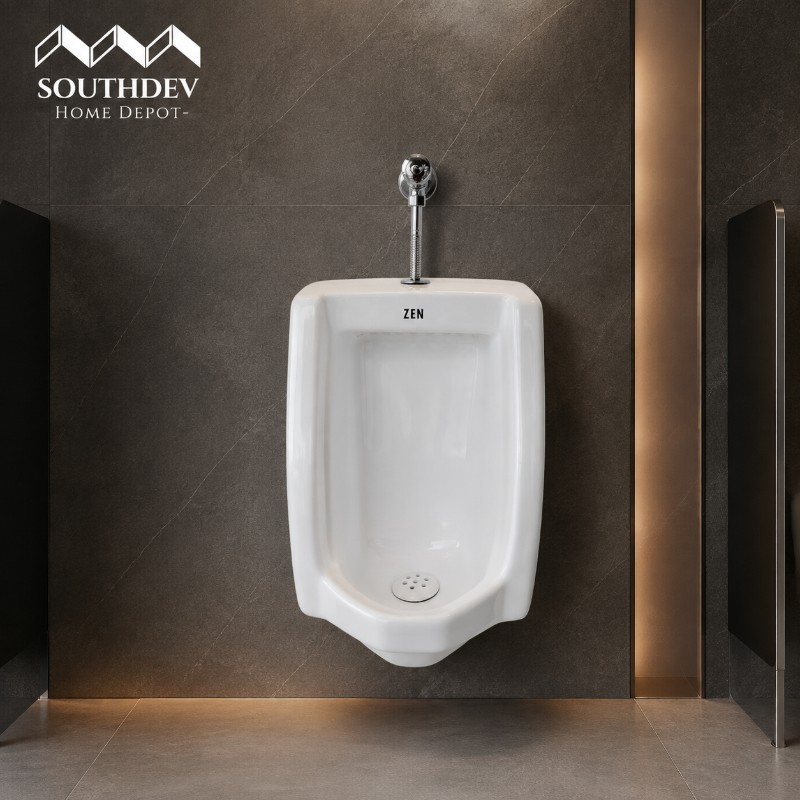 White Wall-Hung Urinal
