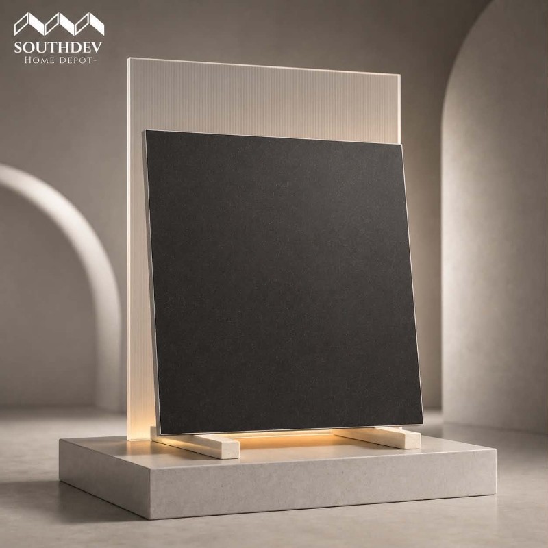 Charcoal Gray Matte Tile