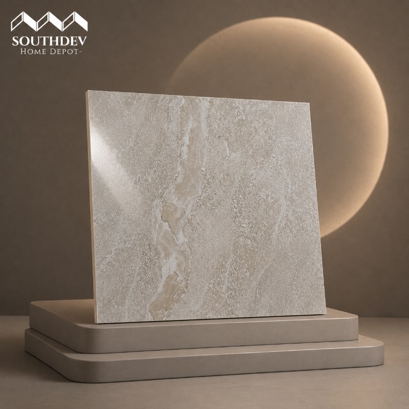 Beige stone-look Ceramic Tile