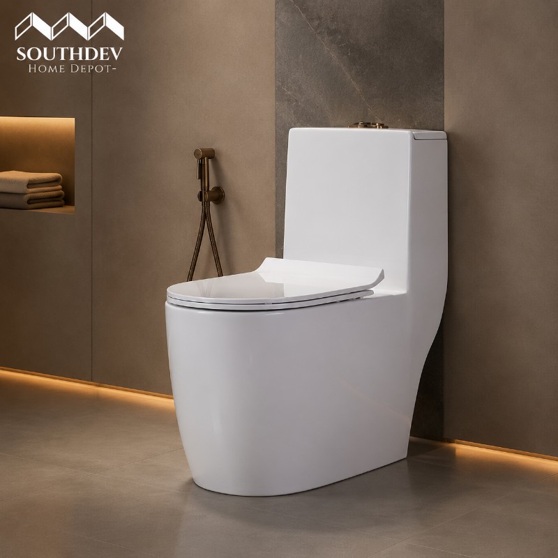 Zen One-Piece Skirted Toilet