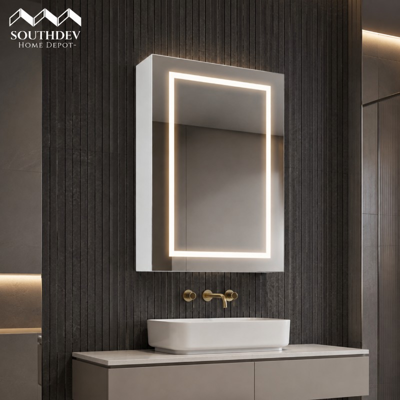 LED Smart Mirror Cabinet